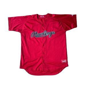 Rawlings Spellout Baseball Jersey Size XL